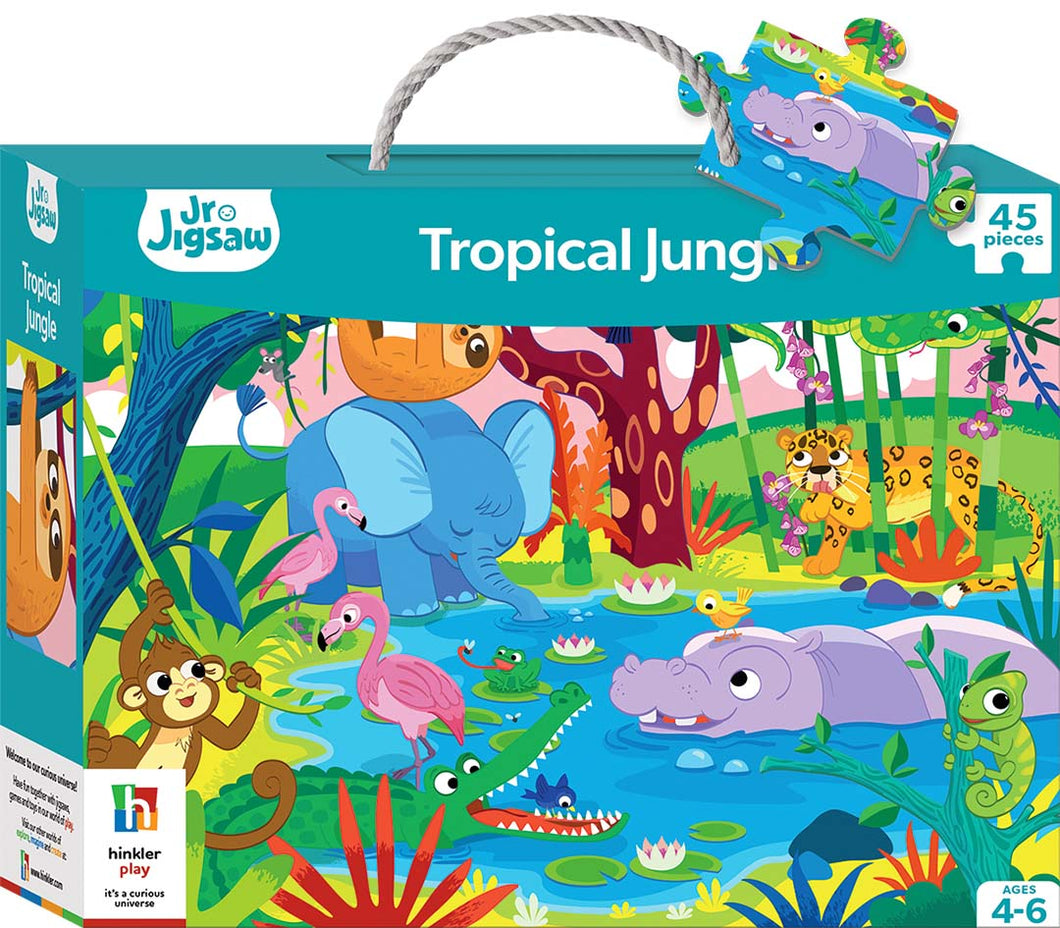 Junior Jigsaw: Tropical Jungle - Hinkler