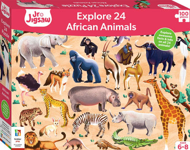 Junior Jigsaw: Explore 100 Piece African - Hinkler