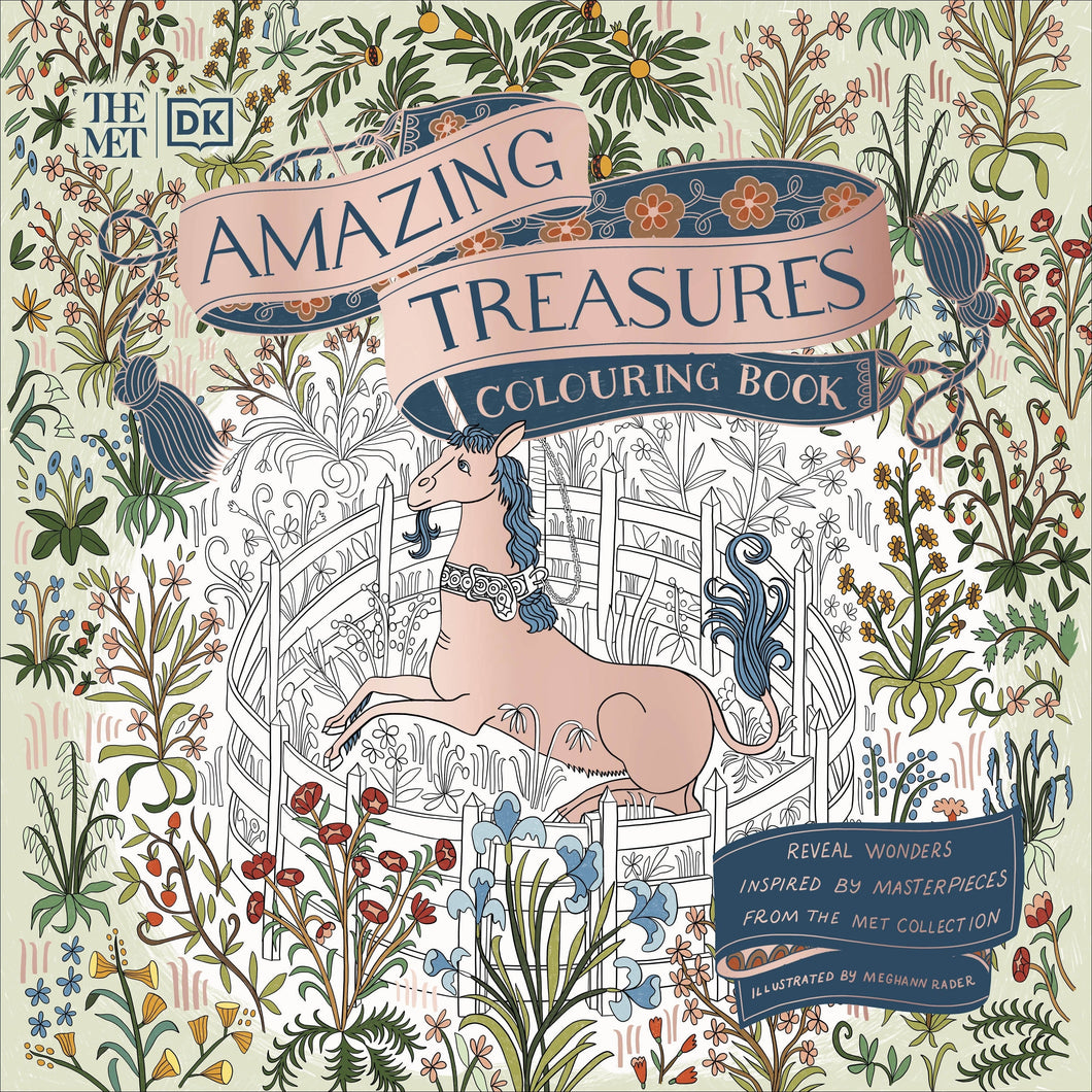 DK MET: Amazing Treasures Colouring Book - Meghann RAder