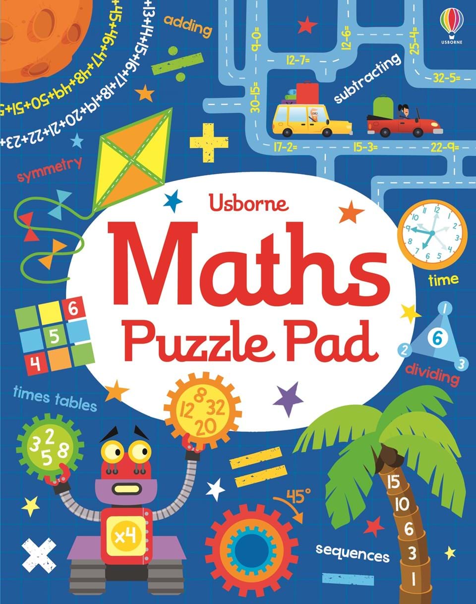 Maths Puzzle Pad - Usborne