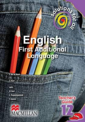 Solutions for All: English FAL Gr 12 TG - Macmillan Education