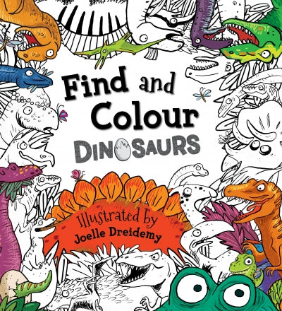 Find and Colour Dinosaurs - Find and Colour
