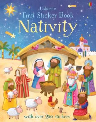First Sticker Book: Nativity - Usborne