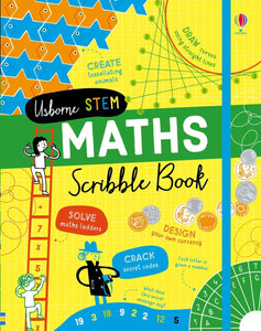 STEM: Maths Scribble Book HB - Usborne