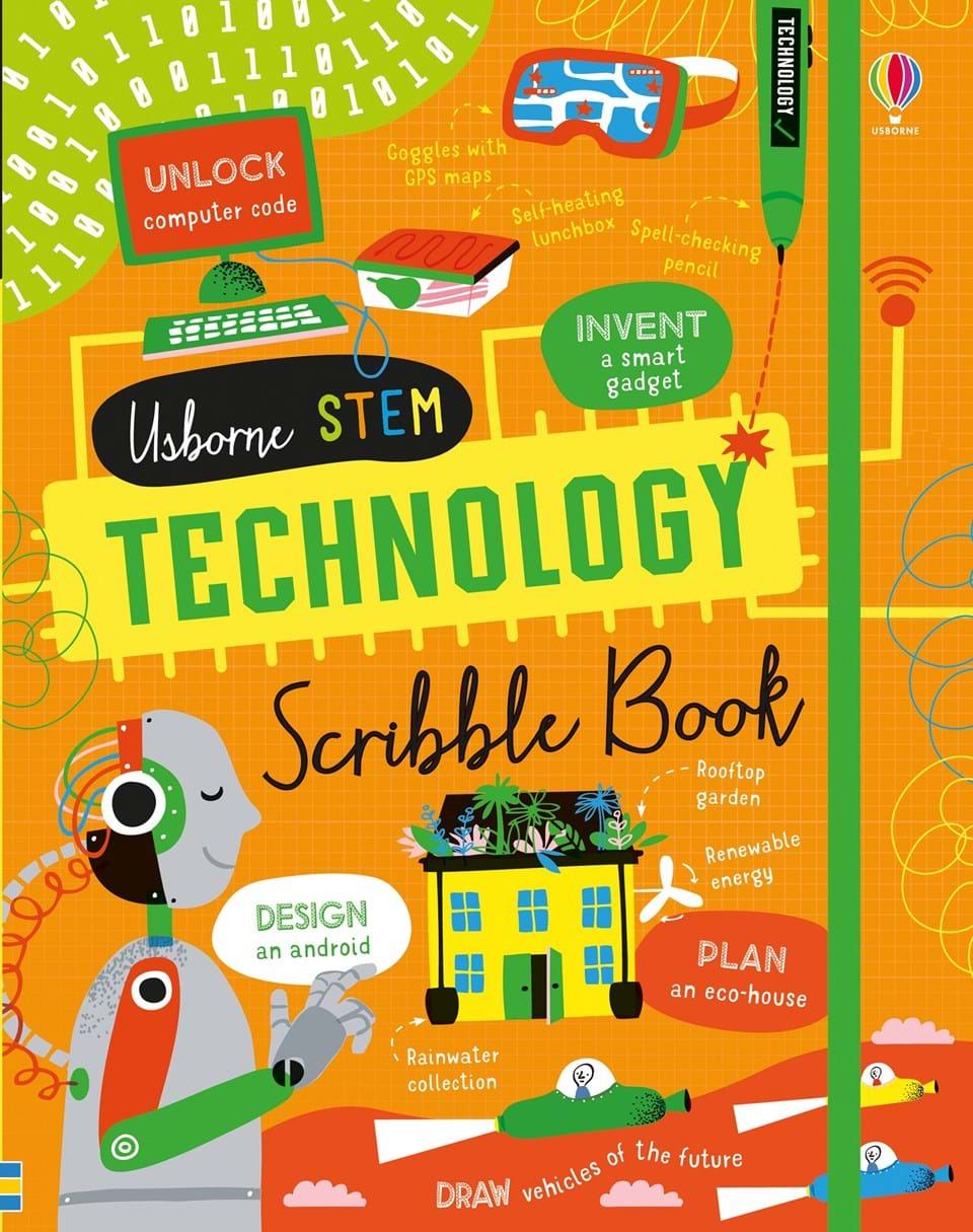 STEM: Technology Scribble Book HB - Usborne
