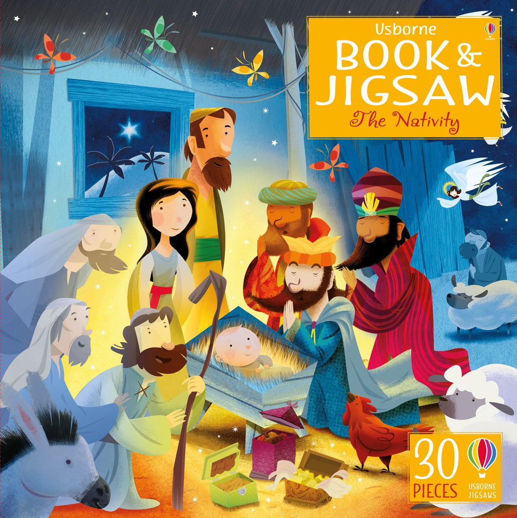 Book & Jigsaws: Nativity - Usborne