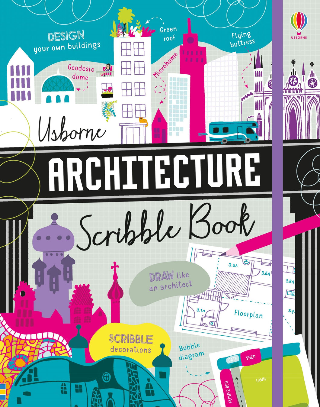 STEM: Architecture Scribble Book HB - Usborne