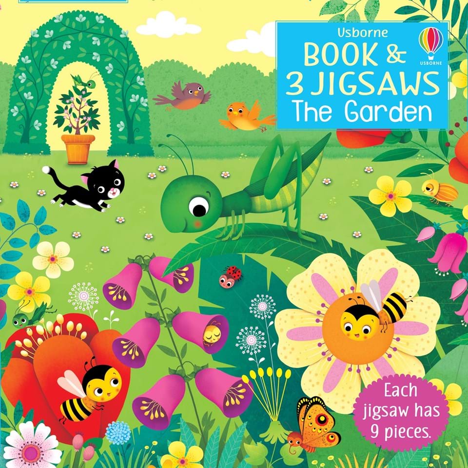 Book & Jigsaws: The Garden - Usborne