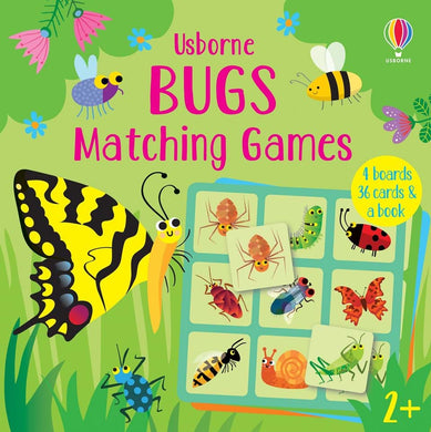 Matching Games And Book: Bugs - Usborne