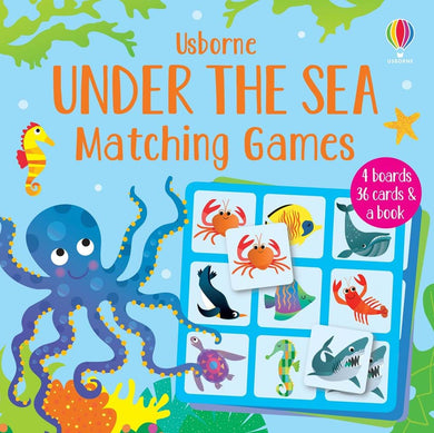 Matching Games And Book: Under the sea - Usborne