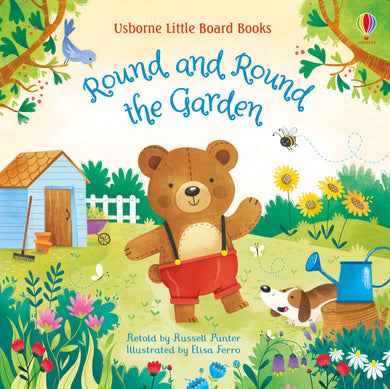 Little Board Book: Round & Round the Gar - Usborne