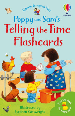 Poppy & Sam's Telling the Time Flashcard - Usborne