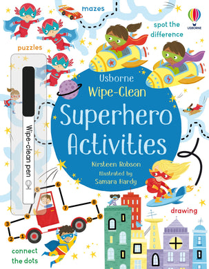Wipe-Clean Superhero Activities - Usborne
