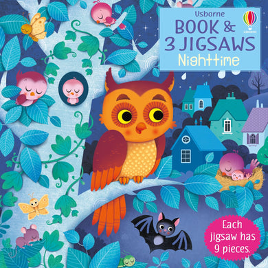 Book & Jigsaws: Night Time - Usborne