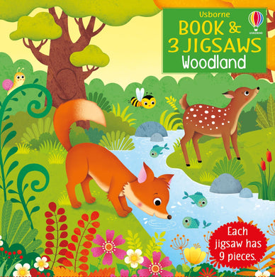 Book & Jigsaws: Woodland - Usborne