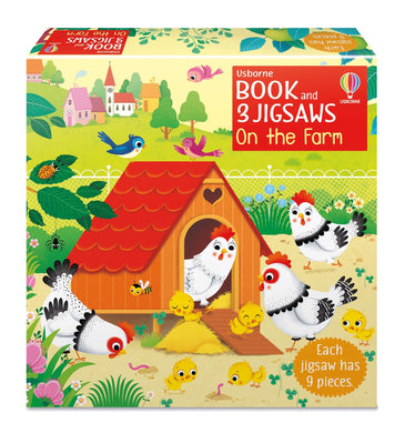 Book & Jigsaws: On the Farm - Usborne