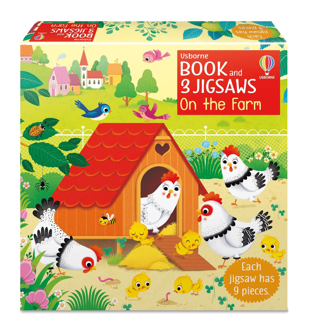 Book & Jigsaws: On the Farm - Usborne