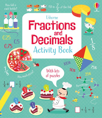 Fractions and Decimals Activity Book - Usborne