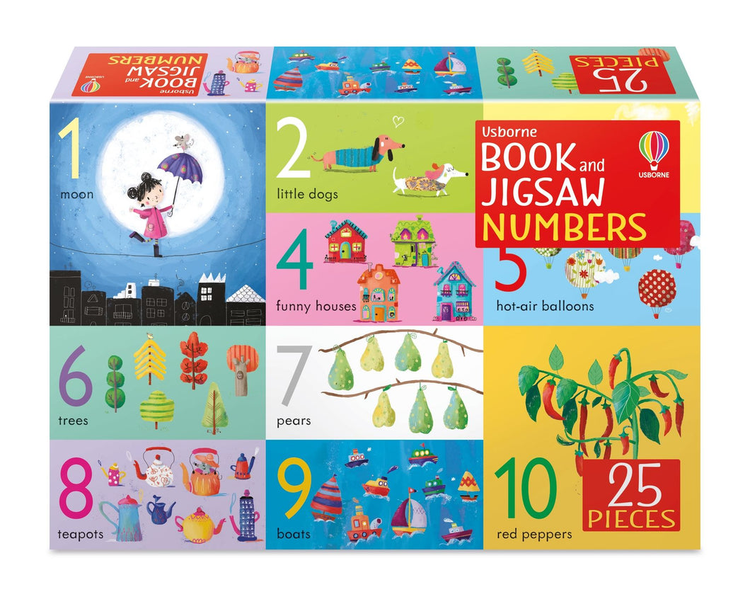 Book & Jigsaws: Numbers - Usborne
