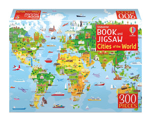 Book & Jigsaws: Cities of the World - Usborne