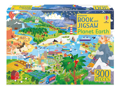 Book & Jigsaws: Planet Earth (300pieces) - Usborne