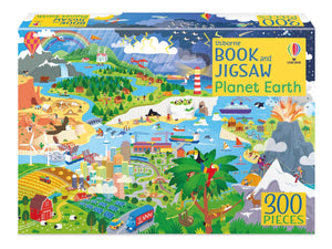 Book & Jigsaws: Planet Earth (300pieces) - Usborne
