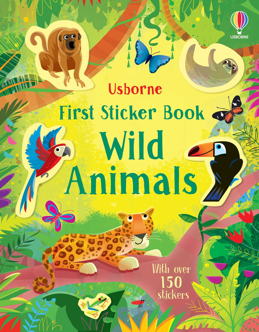 First Sticker Book: Wild Animals - Usborne