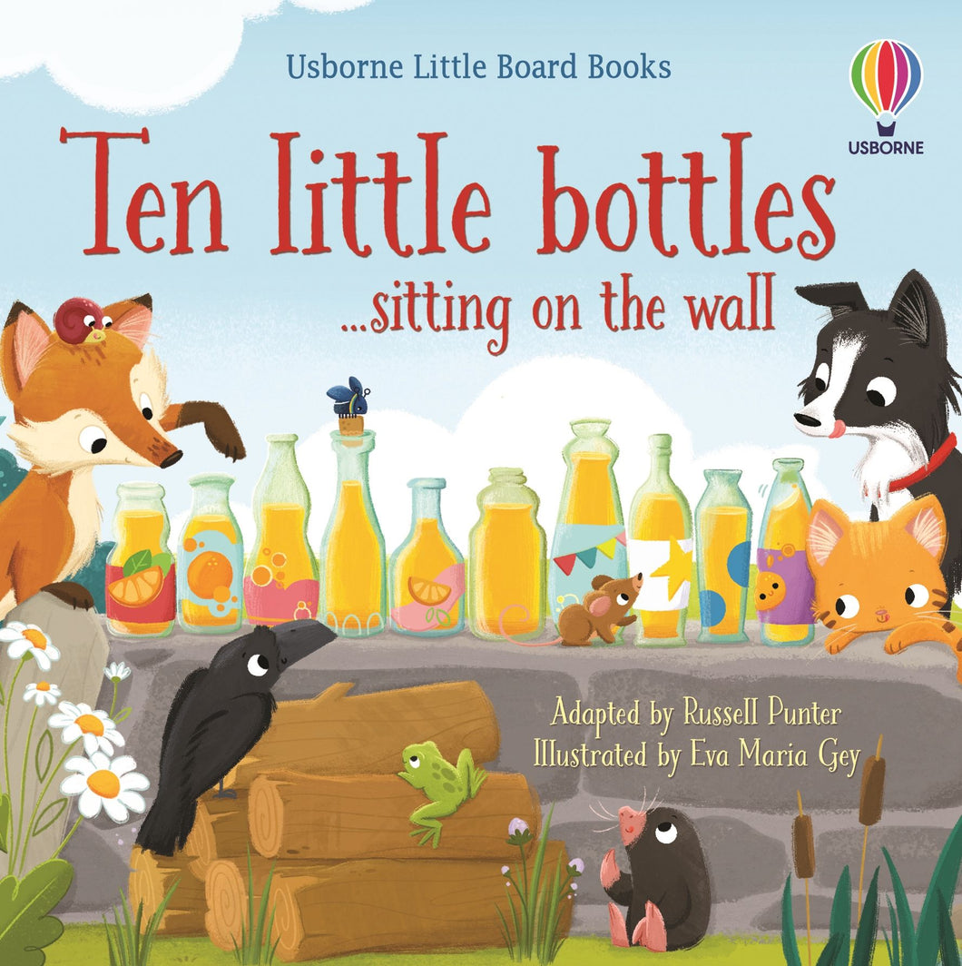 Ten Little Bottles Sitting on the Wall - Usborne