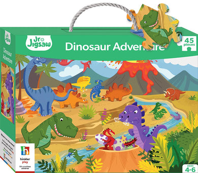 Junior Jigsaw: Dinosaur Adventure - Hinkler