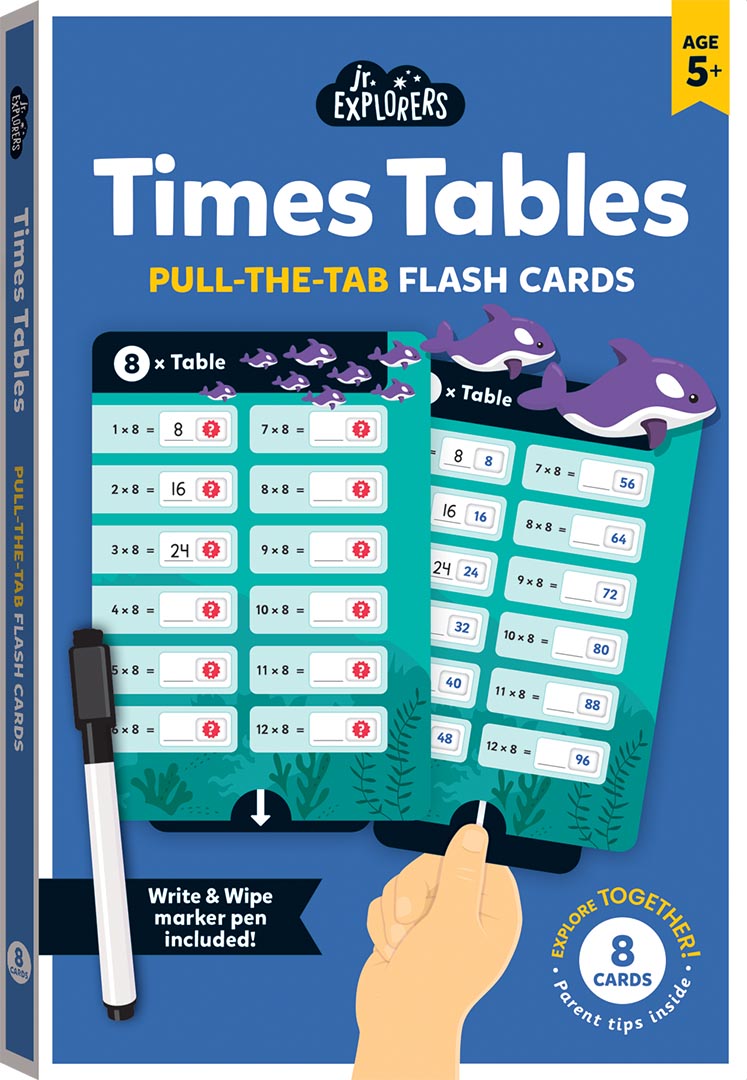 Jr Explorers: Times Tables - Pull-the-ta - Hinkler