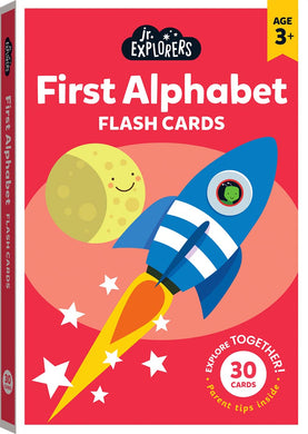 Jr Explorers: First Alphabet Flash Cards - Hinkler