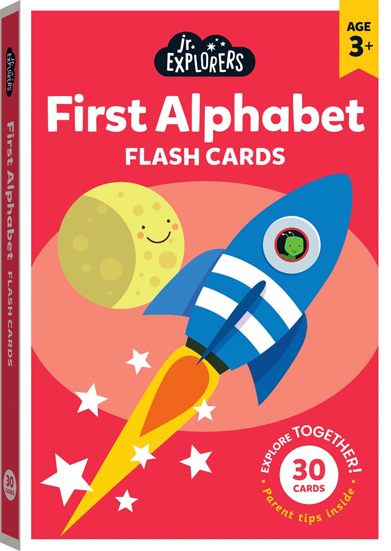 Jr Explorers: First Alphabet Flash Cards - Hinkler