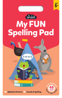 Jr Explorers: My Fun Spelling Pad - Hinkler