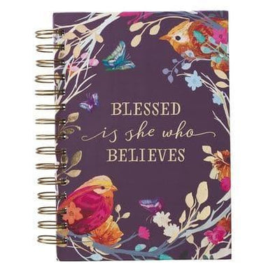 Journal Wirebound: Blessed is she who be - CAD