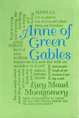 WCC: Anne Of Green Gables - Word Cloud Classics
