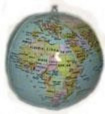 Inflatable world globe (1st edition) - MapStudio