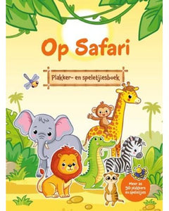 Op Safari Plakker en Speletjieboek - JBSA