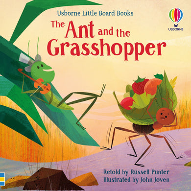 Little Board Book: Ant & The Grasshopper - Usborne