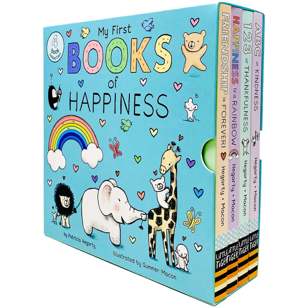 First Books Of Happiness: 4 BB Sllipcase - Patricia Hegarty