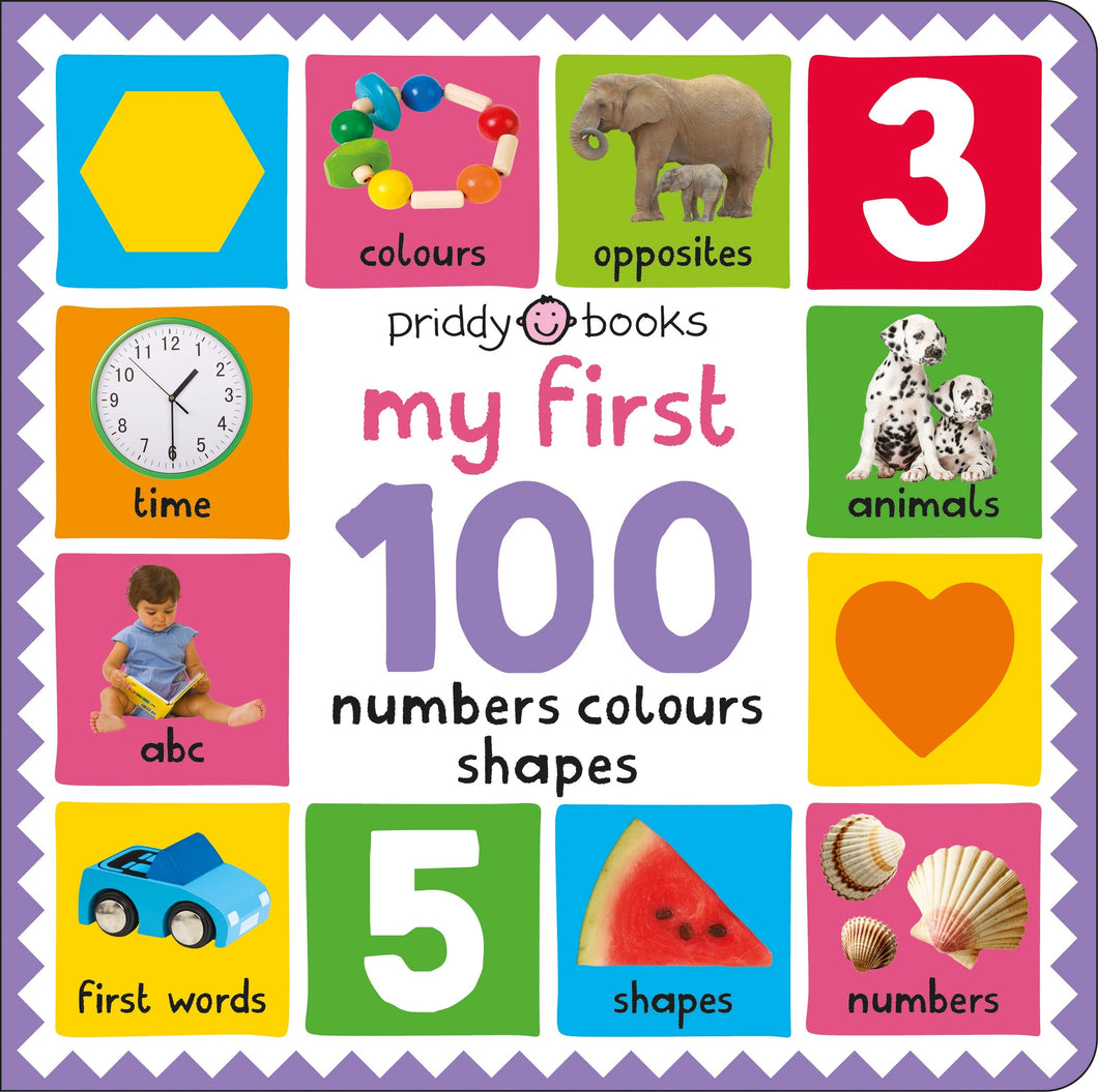 My First 100 Numbers Colours Shapes - Priddy Books