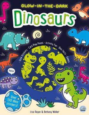 Glow-In-The-Dark Dinosaurs Sticker Activ - Lisa Regan