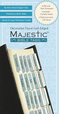 Bible Tabs: Majestic Floral-Edged Bible - Ellie Claire