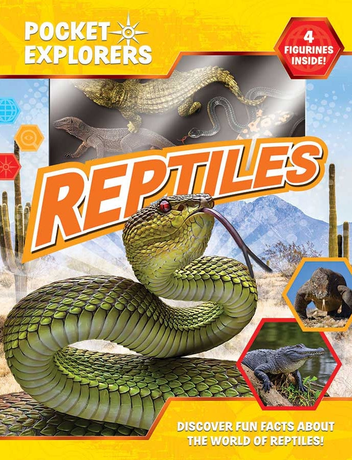 Pocket Explorers: Reptiles - Phidal