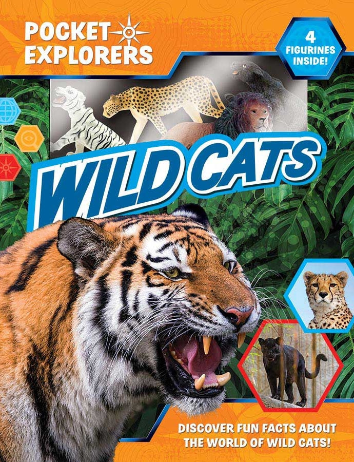 Pocket Explorers: Wild Cats - Phidal
