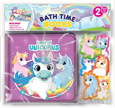 Bath Time Books: Land Of Unicorns - Phidal