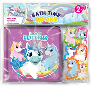 Bath Time Books: Land Of Unicorns - Phidal