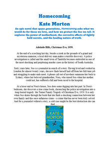 Bookbox - Blue / Boekboks - Blou (Homecoming - Kate Morton)